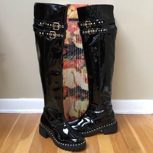 Jeffrey Campbell over knee boots